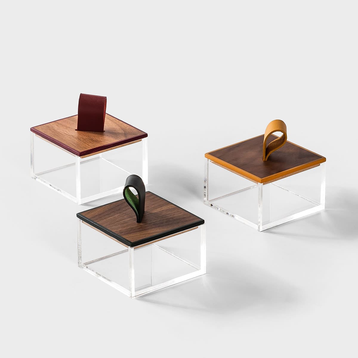 Small Leather Handle Box