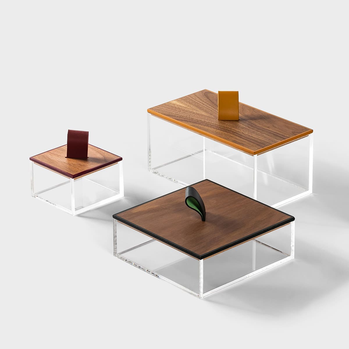 Medium Leather Handle Box