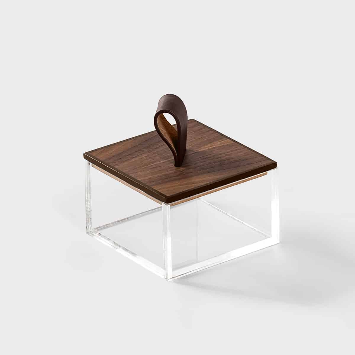 Small Leather Handle Box