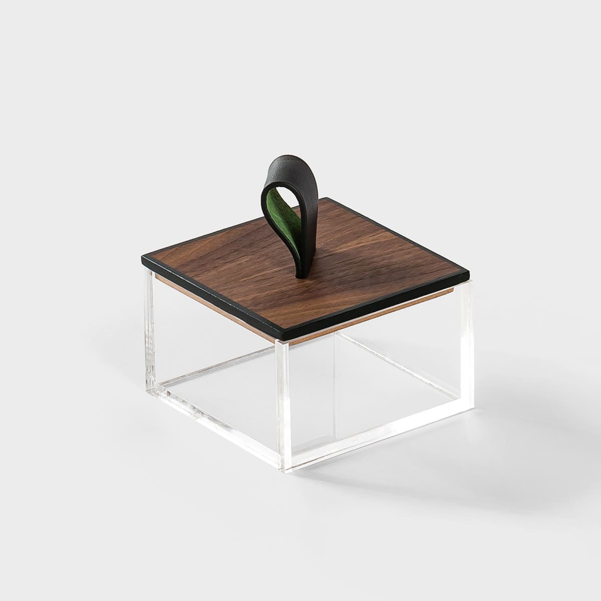 Small Leather Handle Box