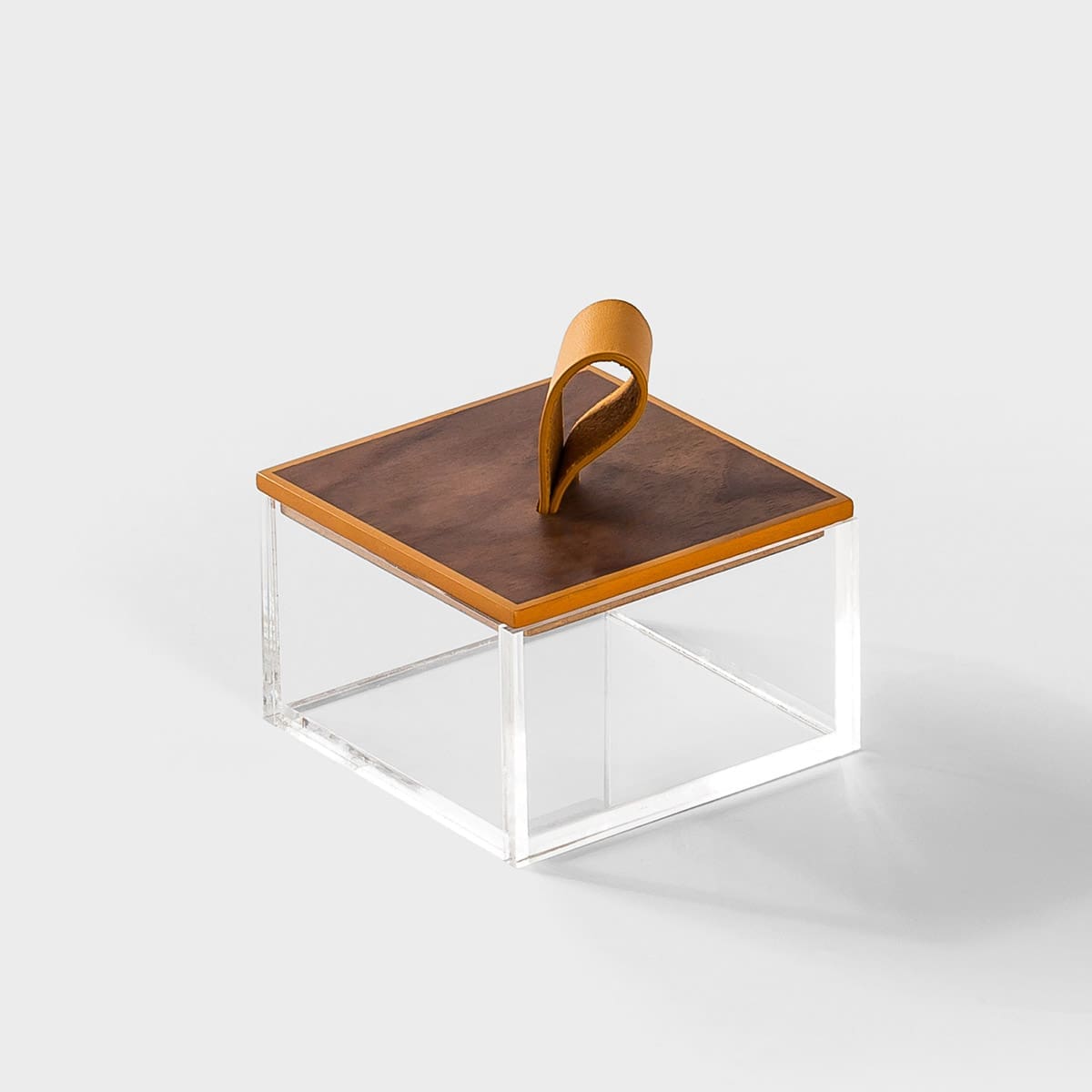 Small Leather Handle Box