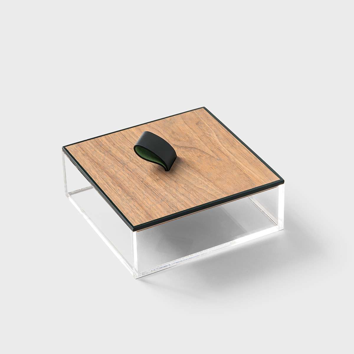 Medium Leather Handle Box