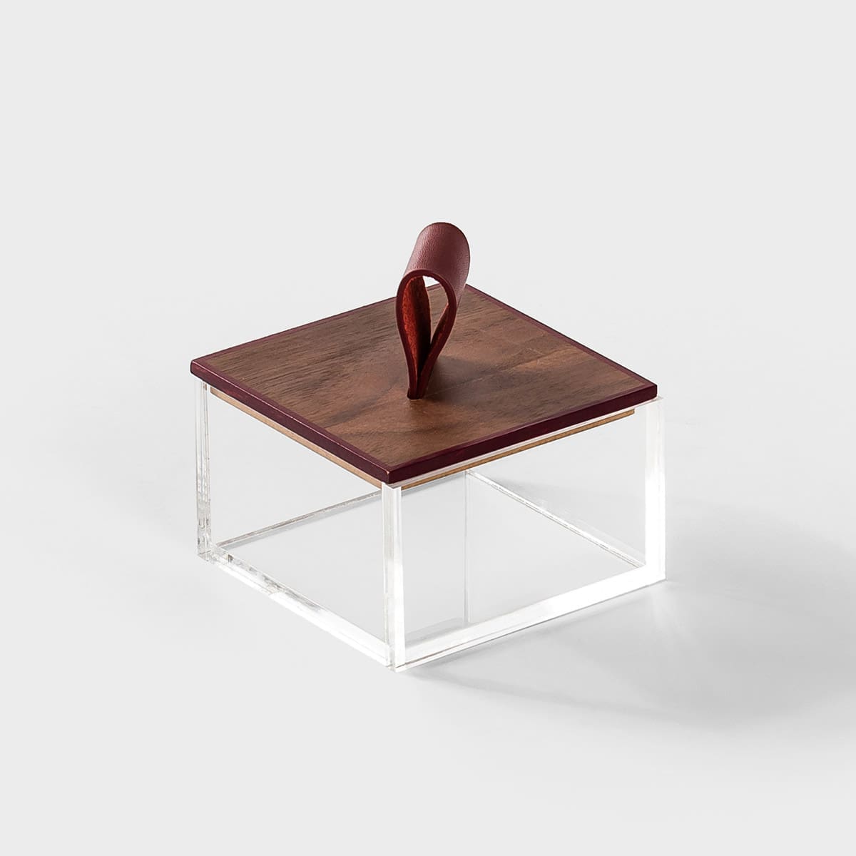 Small Leather Handle Box